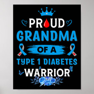 God farmaceutisk mormor av typ 1 Diabetesanfall Td Poster