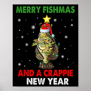 God Fiske och ett nytt år för fiske med skrapie Poster