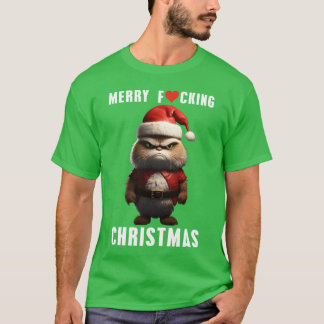 God fjällande julgrusad julvän t shirt