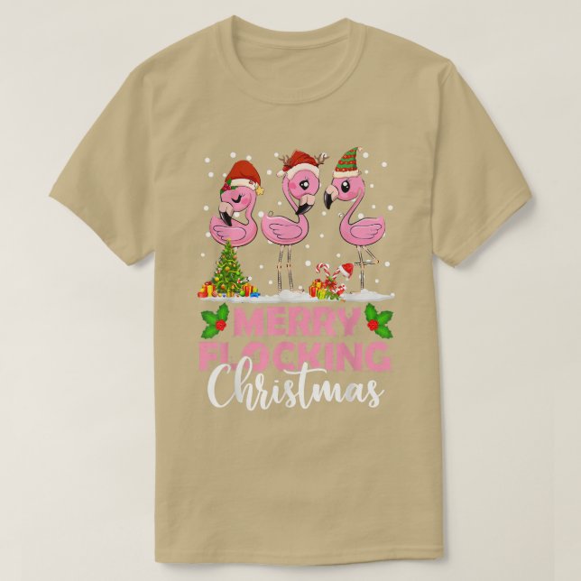 God Flamingo Julgran S T Shirt (Design framsida)