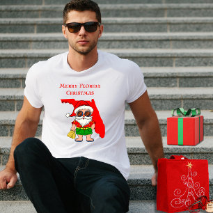 God Florida-jul! Tropical Santa Coola Vibe T Shirt