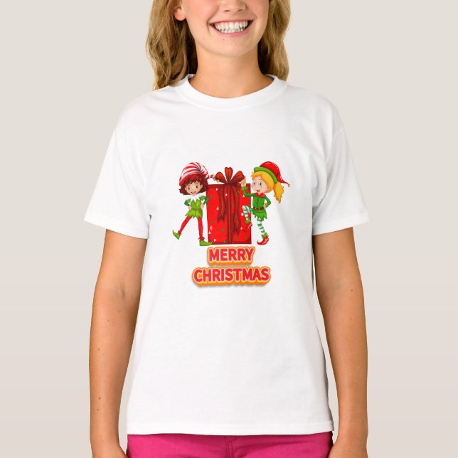 God födelsedag och Lycklig jul 2023 T Shirt (Framsida)