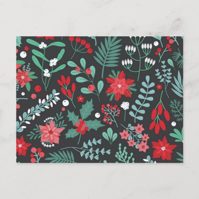 God födelsedag och Lycklig jul Helg Vykort (Framsida)