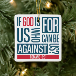 God for us julgransprydnad keramik