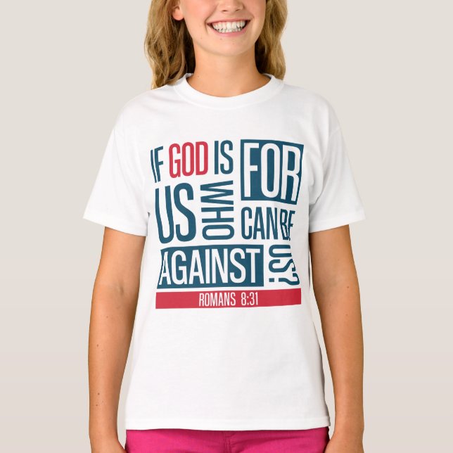 God for us t shirt (Framsida)