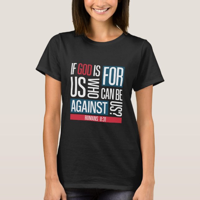 God for us t shirt (Framsida)
