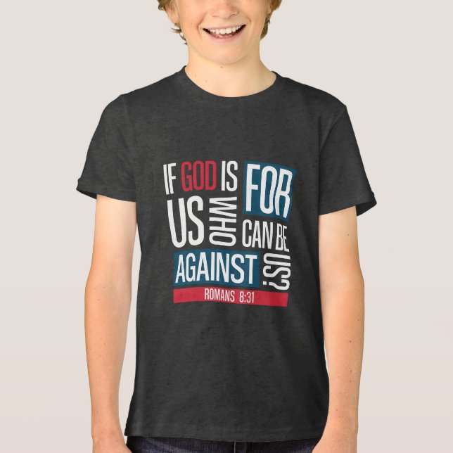 God for us t shirt (Framsida)