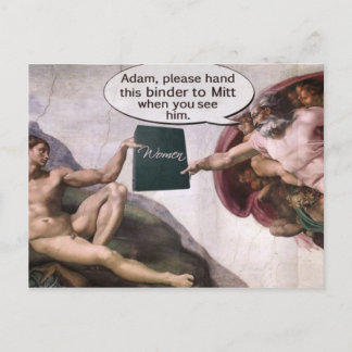 God ge Adam Romneys Binder Fullt of Women Vykort