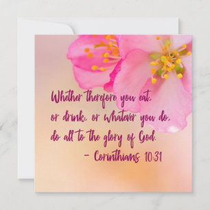 God Glory Christian Blommigt inspirationerande
