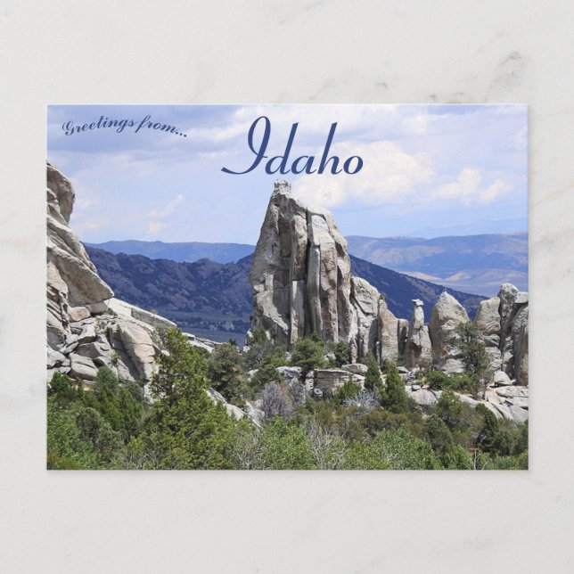 God Glory Spire Idaho Vykort (Framsida)