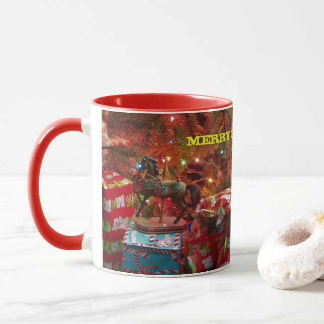 God Go-Round Horse Julkaffe Kopp (Med munk)