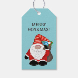 God Gonkmas! Juldesign för gonk älskare! Presentetikett