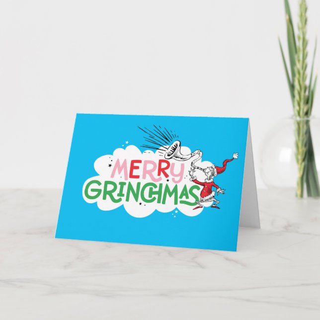 God Grinchjul Herr Grinch Kort (Framsida)