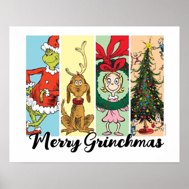 God Grinchmas-helgcollage Poster (Framsidan)