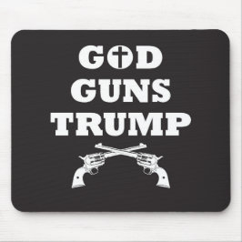 GOD GUNS & TRUMP! Andra ändringen av Högerna för a Musmatta