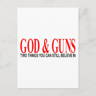 GOD & GUNS VYKORT
