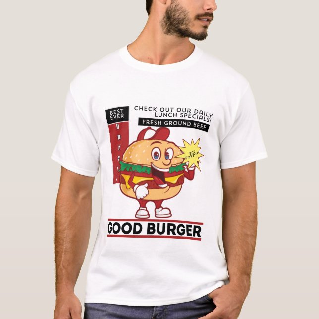 God hamburgare t shirt (Framsida)
