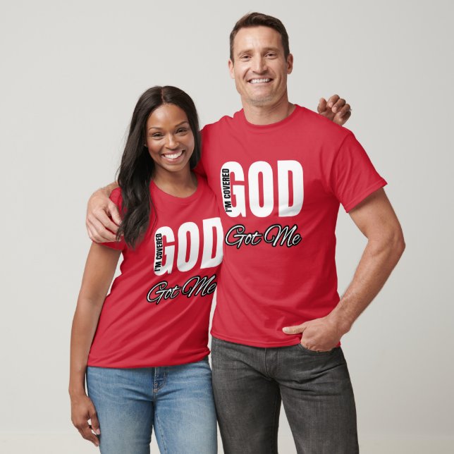 GOD HAR ME (Wt lt) T Shirt (Unisex)