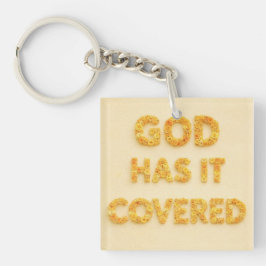 God has it covered yellow flowers Christian faith