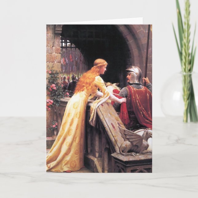 God hastighet av Edmund Blair Leighton Kort (Framsida)