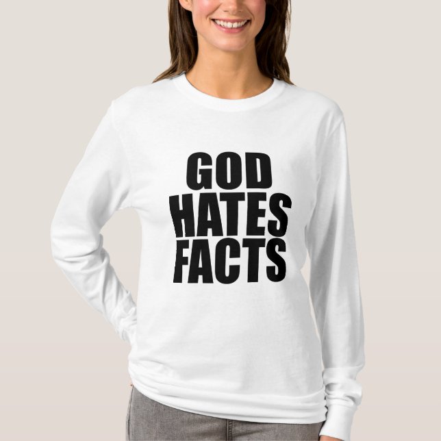 GOD HATES FAKTIS T-SHIRT (Framsida)