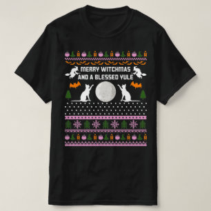 God häxa och välsignad yule christmas t shirt