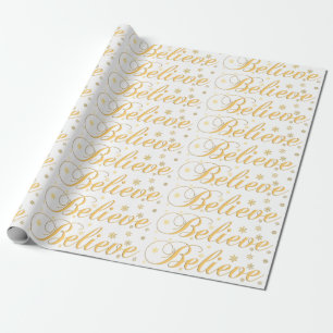 God Helgdag Guld Tro Presentpapper