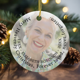 God Himmelsk julfotopateminne Julgransprydnad Keramik