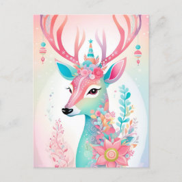 God Hjort jul Helg Vykort