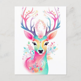 God Hjort jul Helg Vykort