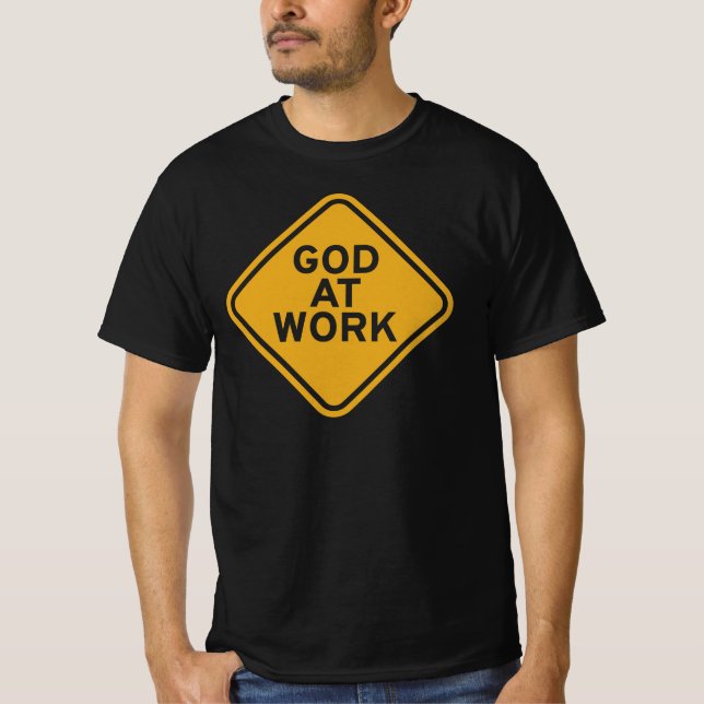 God i arbetet - tro, styrka och syfte t shirt (Framsida)