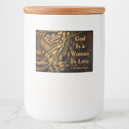 God is a Woman in Love stickers Mat Etiketter