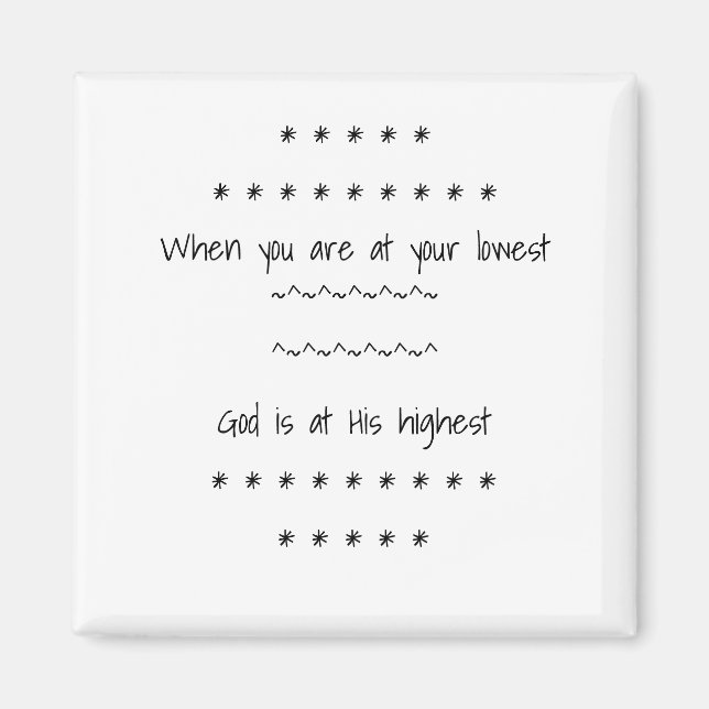 God is at His highest Magnet (Framsidan)