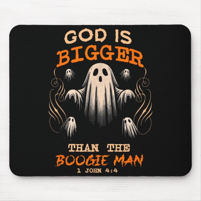 God Is Bigger Soky Season Christian Funny Hallowee Musmatta (Framsidan)