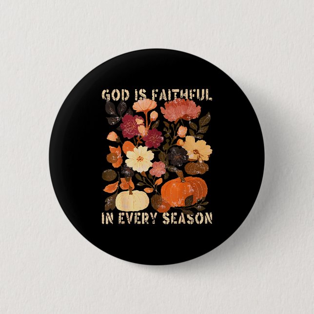 God Is Faithful In Every Season Floral Fall Christ Knapp (Framsida)