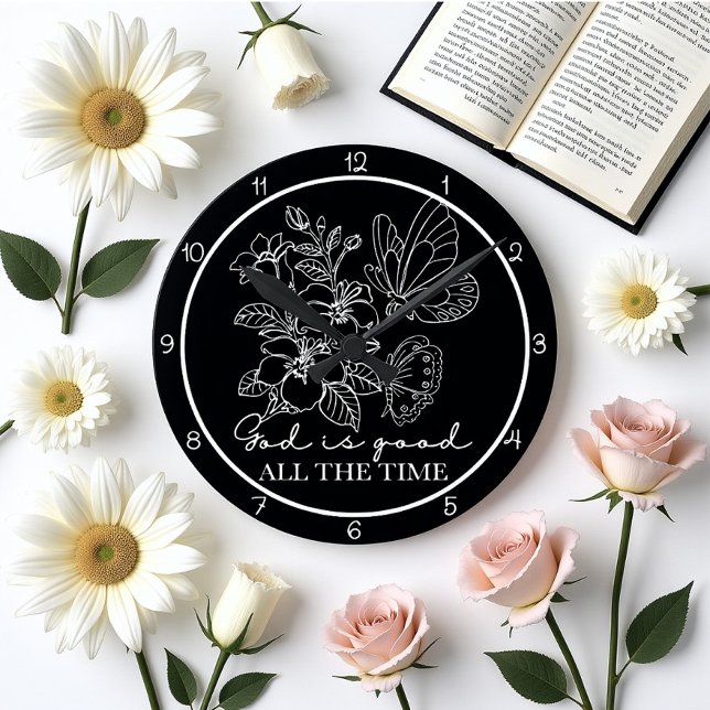 God Is Good All The Time Art Rund Klocka (Skapare uppladdad)