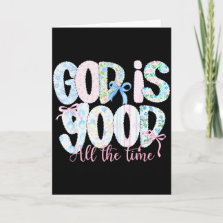 God Is Good All The Time Religious Faith Christian Kort