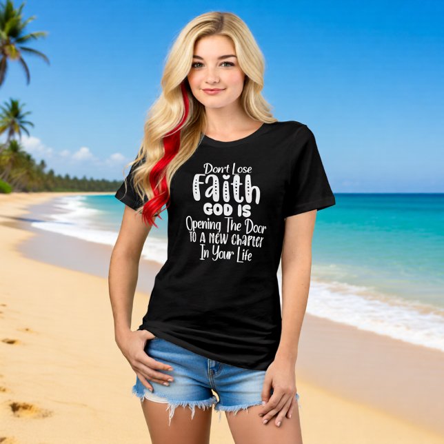 God Is Opening A New Chapter Christian T Shirt (Skapare uppladdad)