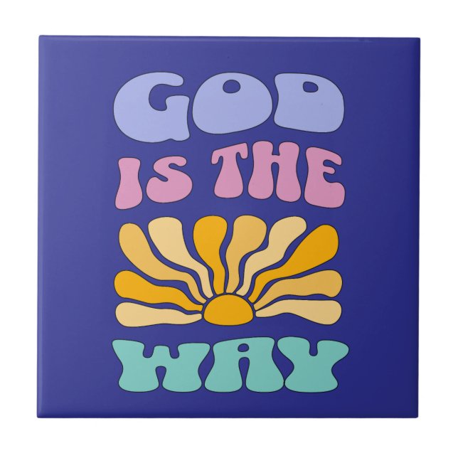 God is the Way Kakelplatta (Framsidan)