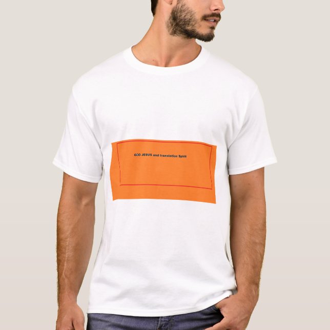 GOD JESUS and translation Spirit T Shirt (Framsida)