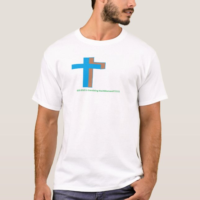 GOD JESUS översätter IAMservant w/kor T Shirt (Framsida)