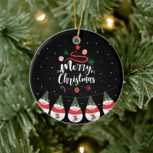 God Jingle Klockor Glatt Hälsning Collection Julgransprydnad Keramik