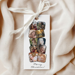 God jul 10 Photo Collage Bookmark Reklamkort
