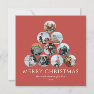 God jul 10 Photo Red Ivory Kort