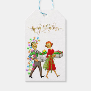 God jul, 1950-årsjubileum presentetikett