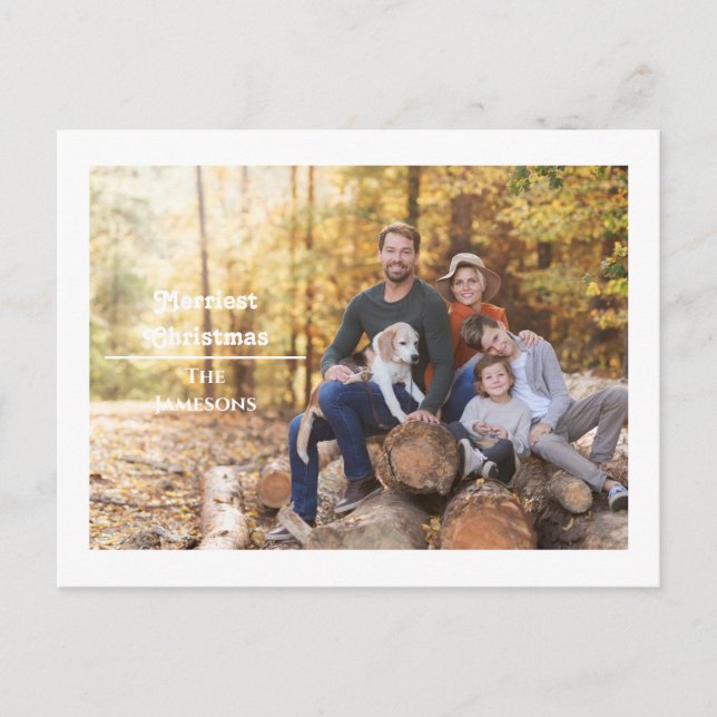 God Jul 1 Foto Jul Vykort (Framsida)