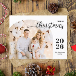 God jul 1-fotobåge, modern minimalistisk helg vykort