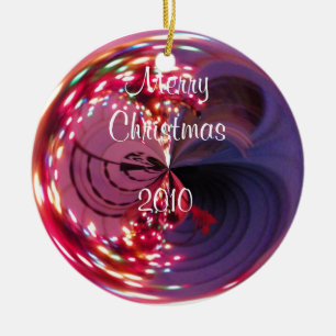 God jul, 2010 Bulb Ornament
