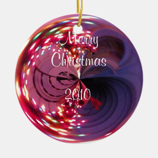 God jul, 2010 Bulb Ornament (Framsidan)