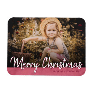 God jul 2017 Family Photo Helgdag Bild Magnet
